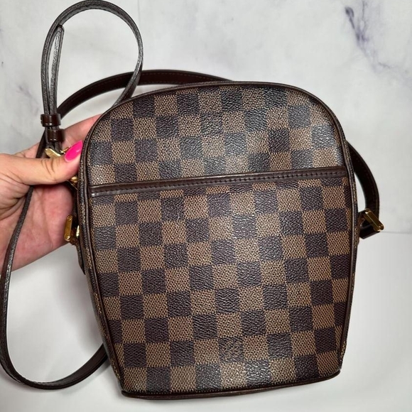 *AUTHENTIC** Louis Vuitton Ipanema Checkered Crossbody Bag - Picture 1 of 6